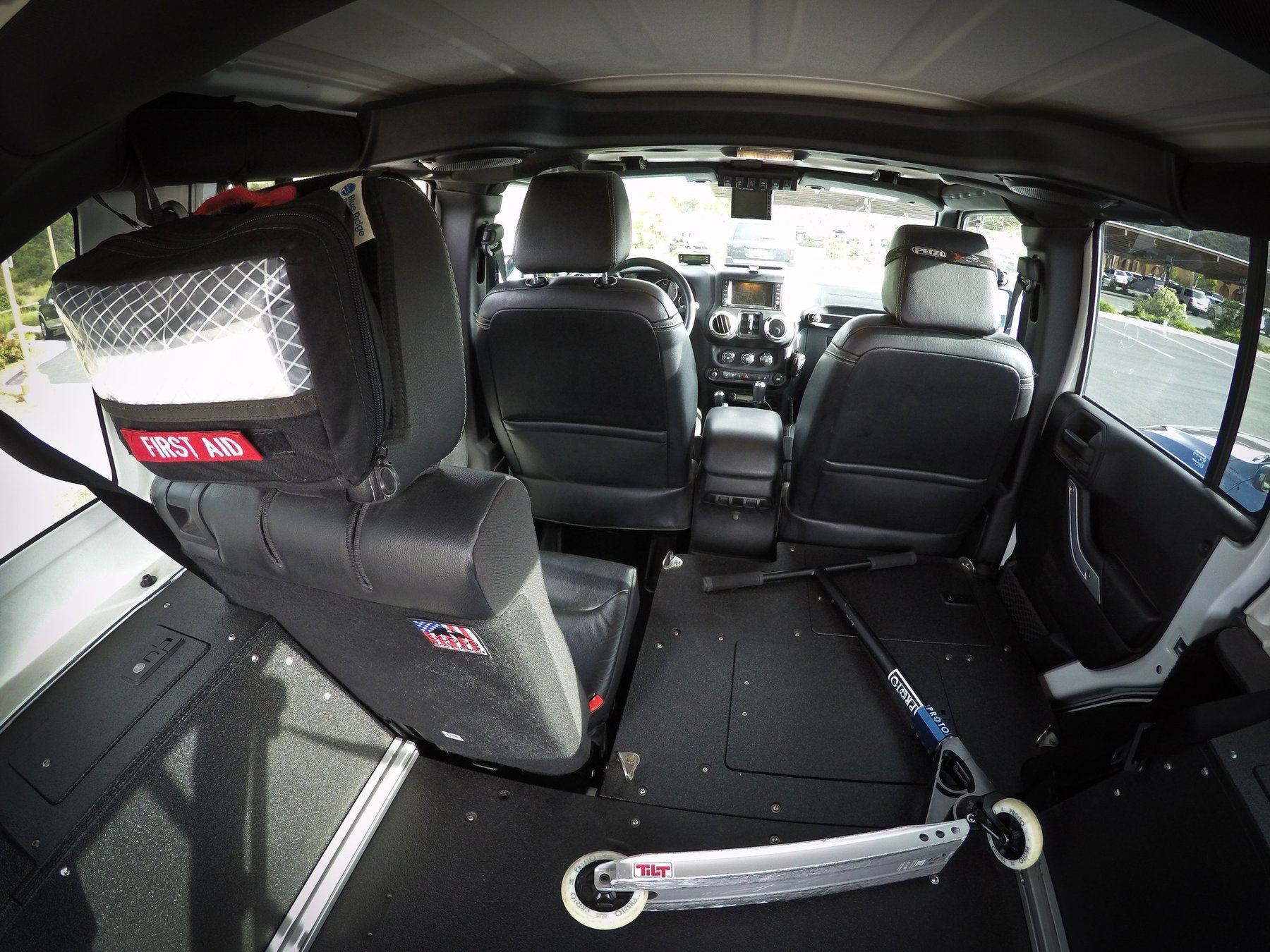 2007-2018 Jeep Wrangler JKU Sleeping Platform - Heavy Duty Rear Cargo Bed for Camping & Overlanding Adventures