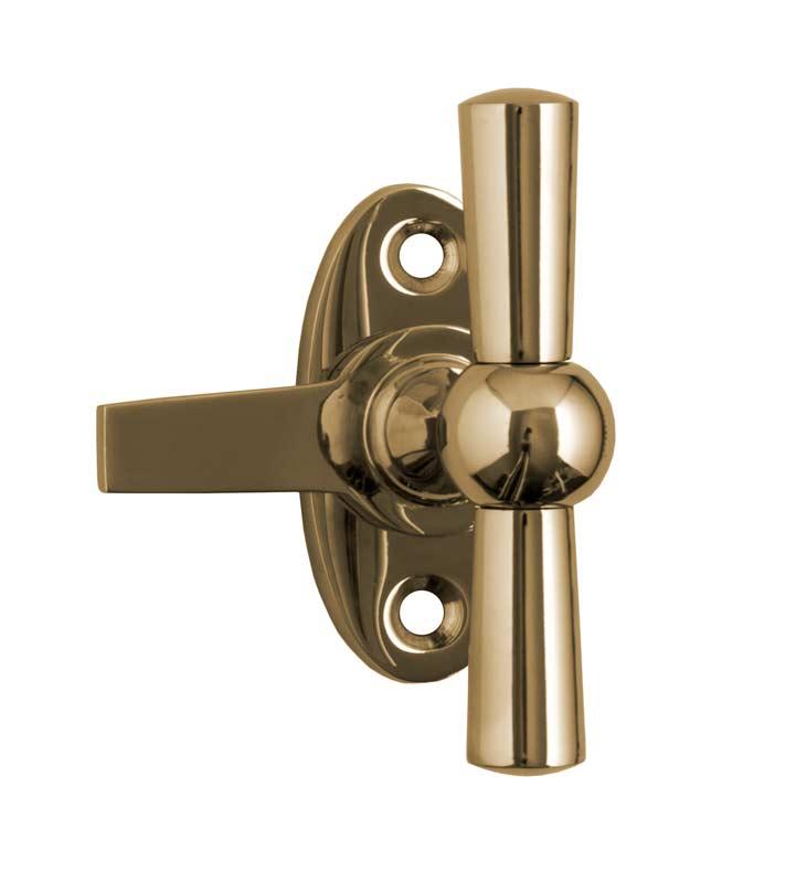 Fönstervred/Skåpvred Torsgatan Brass Window Handle - Vintage Style Cabinet & Furniture Hardware for Home Decor