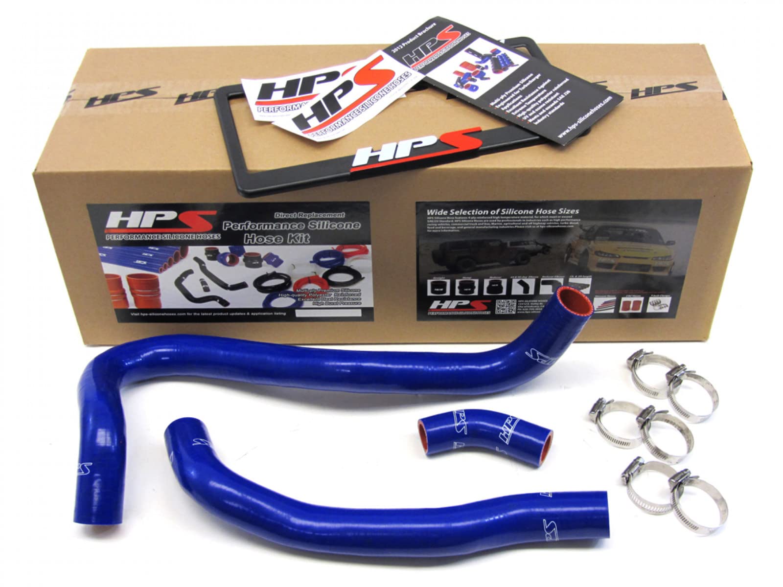 Honda Civic Silicone Radiator Hose Kit (57-1021-BLUE) - High Performance Cooling System Upgrade for Street Racing & Daily Driving