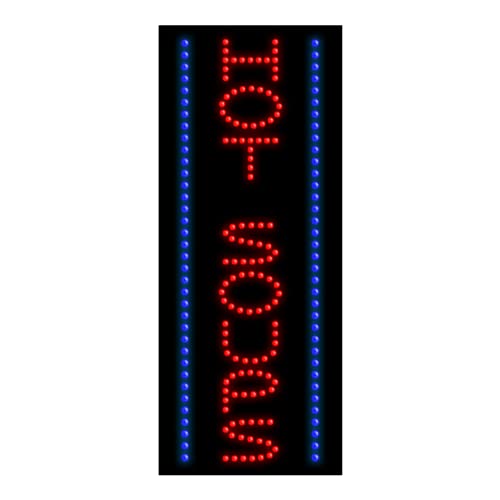 Hot Soups LED Dot Sign #21573 - Bright Neon Bar & Restaurant Decor for Indoor/Outdoor Use