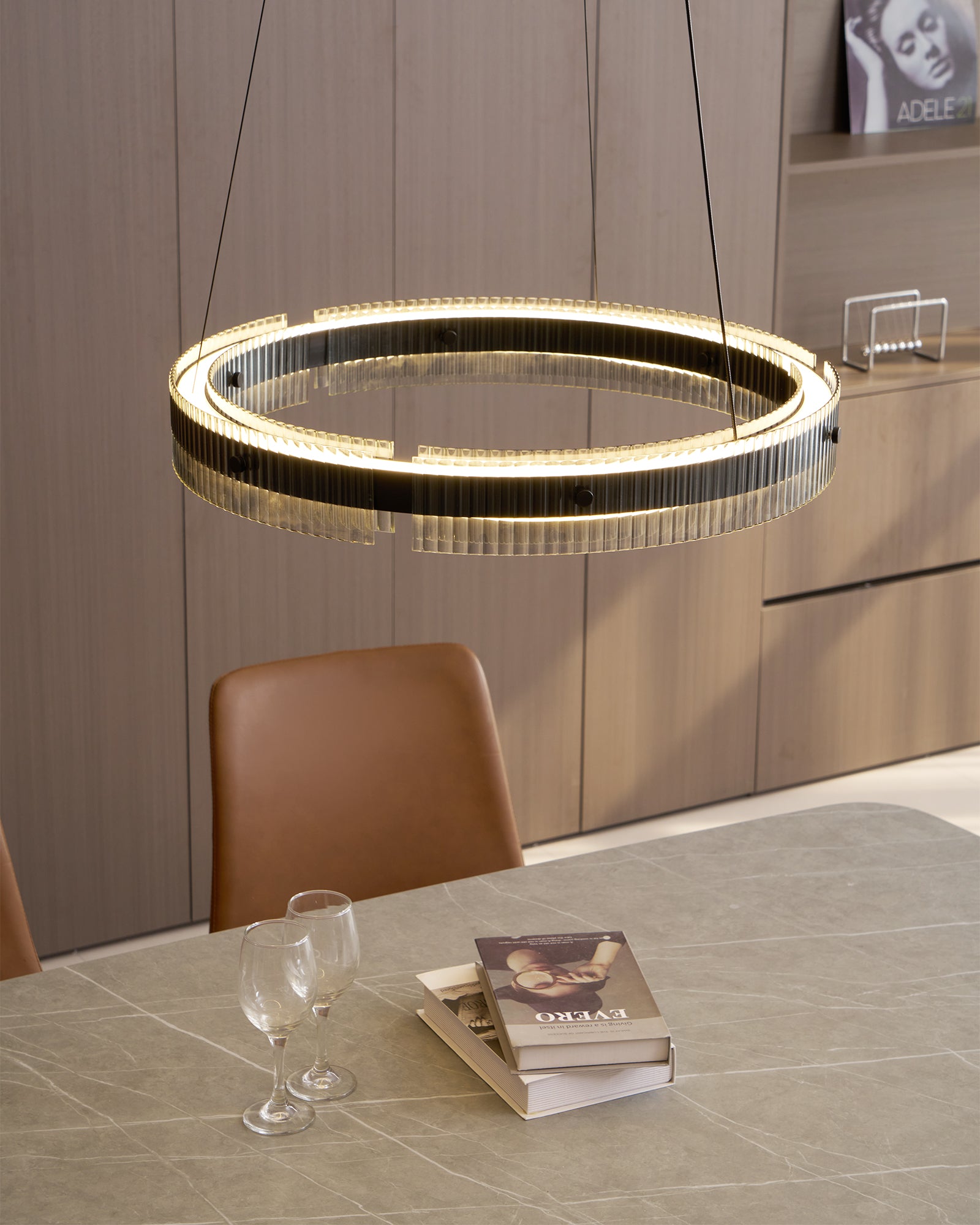 Merope Chandelier - Elegant Crystal Ceiling Light Fixture for Dining Room, Living Room & Bedroom | Modern Home Decor Lighting
