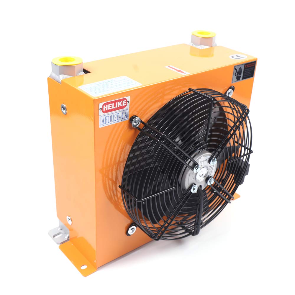 AH1012T-CA Hydraulic Oil Cooler - 100L/min High Pressure Transmission Oil Cooling System with Fan for Mobile Equipment | AC110 | Heavy Machinery, Construction Vehicles & Industrial Applications