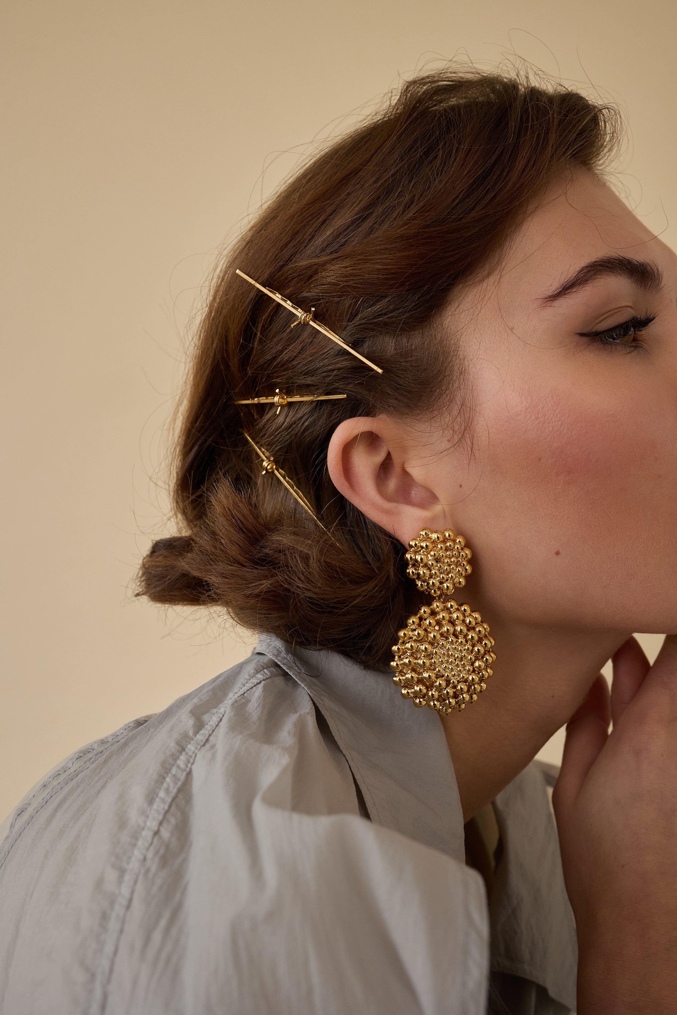 Zoe Ball Chain Drop Earrings for Women - Elegant Dangling Jewelry for Parties, Weddings & Everyday Wear