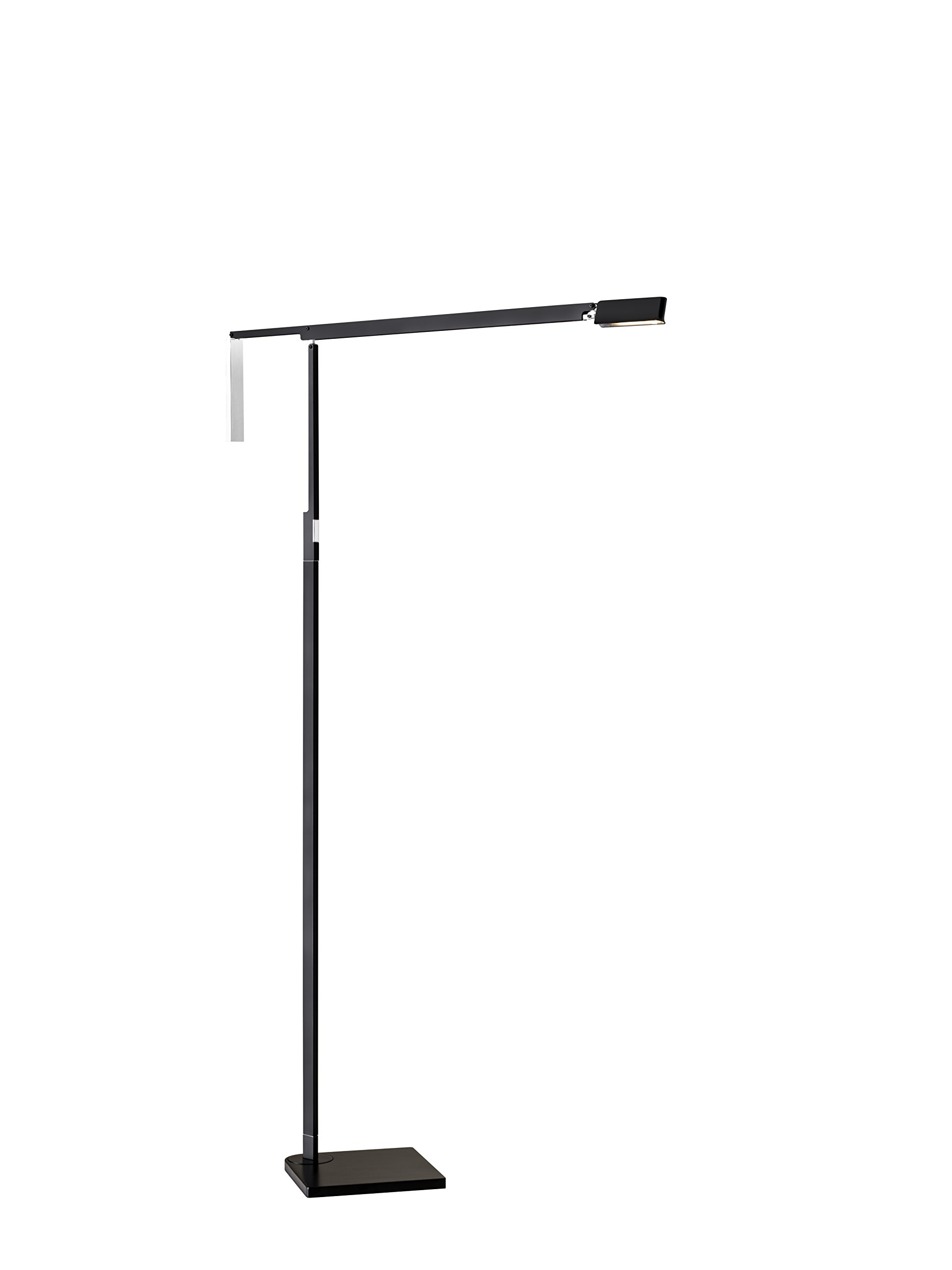 ADS360 AD9141-22 Lazzaro Modern LED Floor Lamp in Black/Gray - Perfect for Living Room, Bedroom & Office Lighting