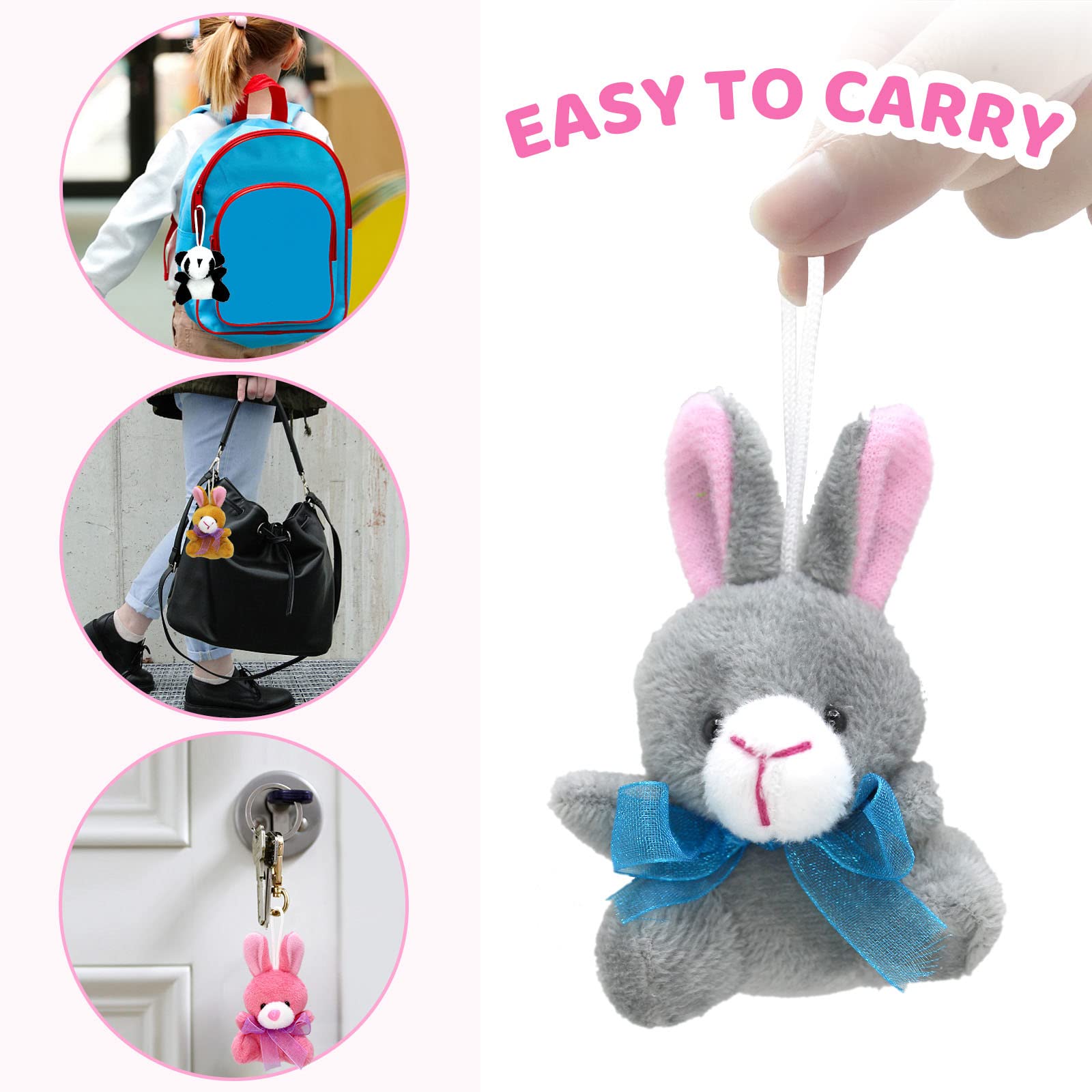 12PCS Filled Easter Eggs with Plush Animal Toys Inside - Prefilled Easter Eggs for Easter Egg Hunt, Easter Basket Stuffers, Classroom Prizes - Perfect for Easter Party Games, Kids Gift Baskets & Spring Celebrations