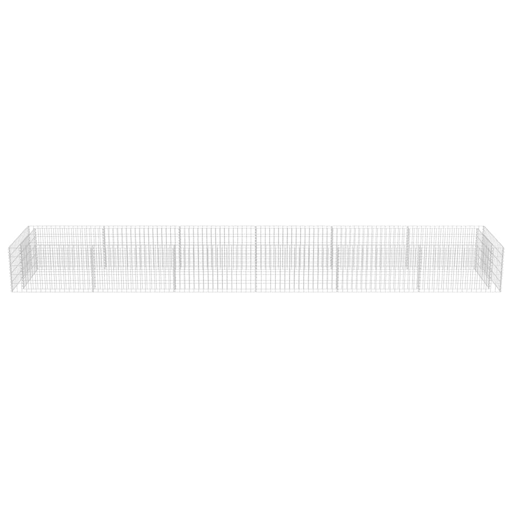 Galvanized Steel Gabion Raised Garden Bed 212.6