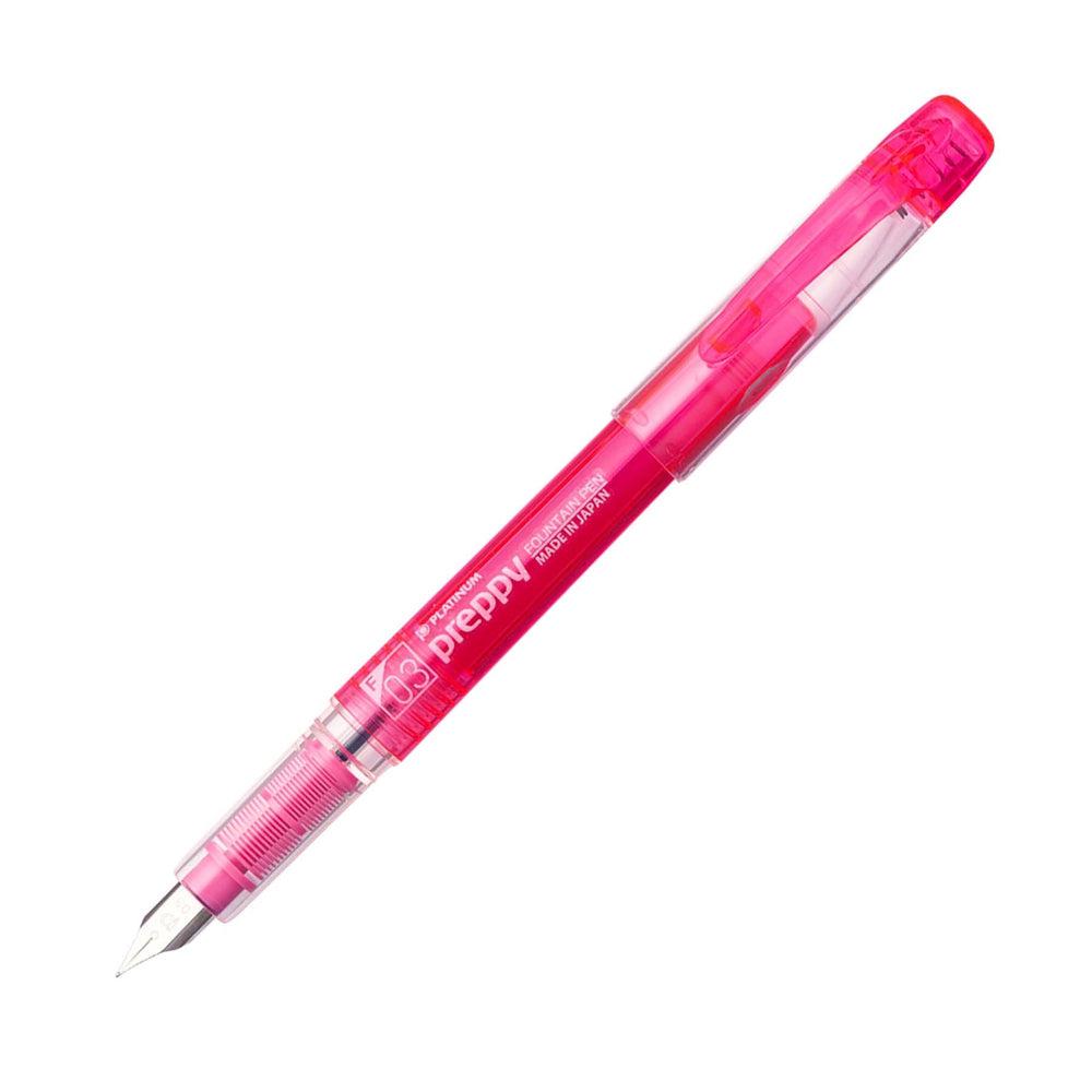 Premium Platinum Preppy Fountain Pen - Smooth Writing Fine Nib for Calligraphy, Note Taking & Gift Giving - Ideal for Students, Professionals & Pen Enthusiasts