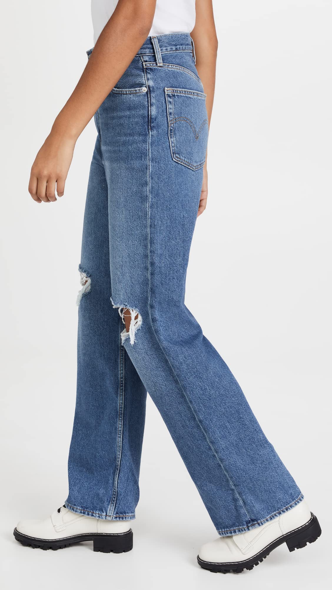 Levi's Women's Premium High Loose Fit Jeans - Comfortable & Stylish for Casual Wear, Outings & Everyday Fashion