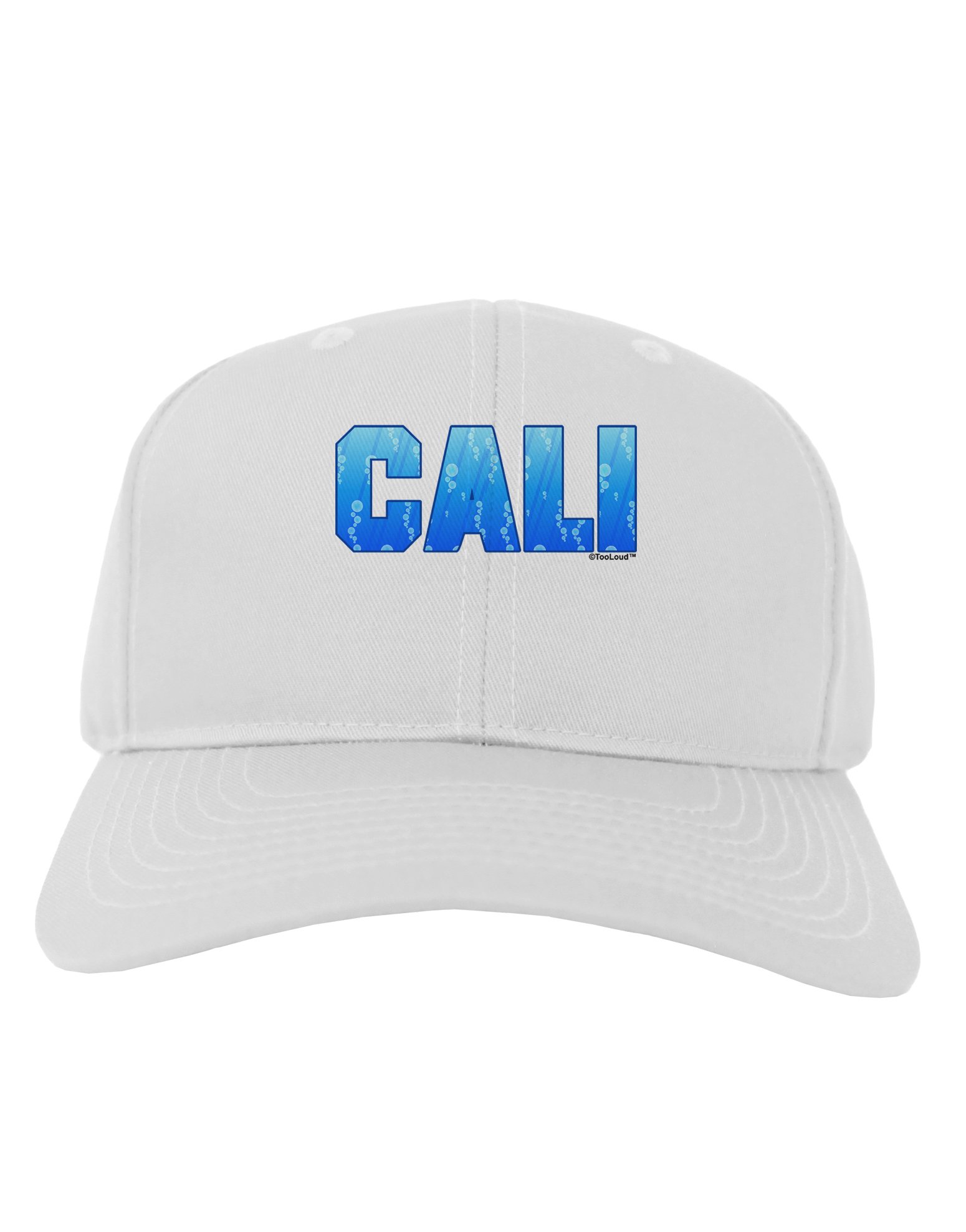 TooLoud Cali Ocean Bubbles Baseball Cap for Men & Women - Stylish Adjustable Dad Hat for Beach, Surfing, and Outdoor Activities