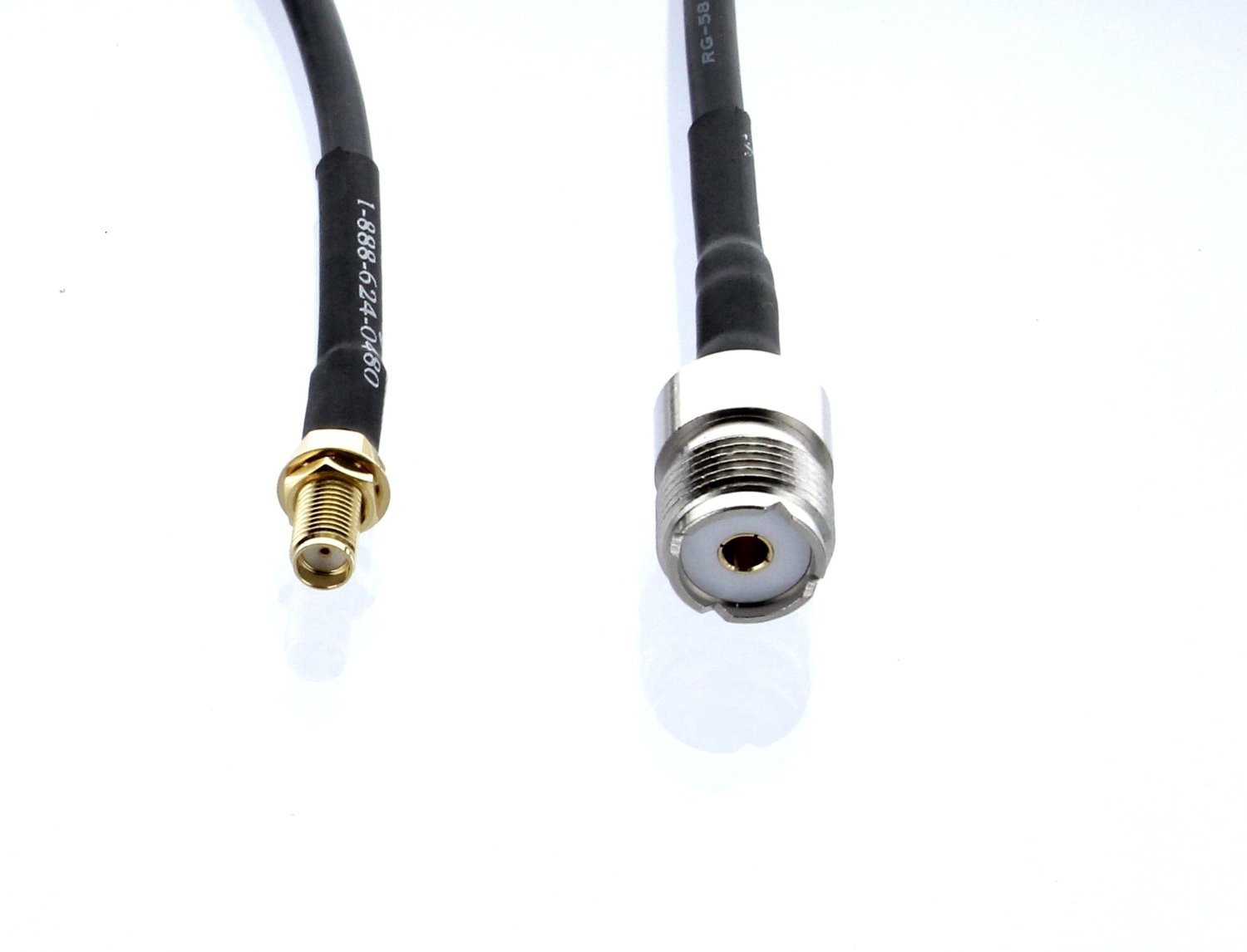 MPD Digital RG58 Coaxial Cable - SMA Female to SO239 Female Connectors - Low Loss Coax Cable for CB Ham Radio, Hotspot WiFi, Radio Transmitters & Antennas (3 FT) - Perfect for Amateur Radio Setup & Wireless Communication Systems