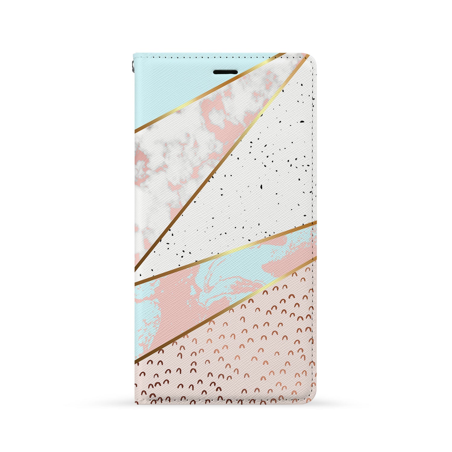 Premium Marble Art iPhone Wallet Case - Slim & Stylish Phone Cover with Card Holder for iPhone 13/14/15 - Perfect for Travel, Shopping & Everyday Use