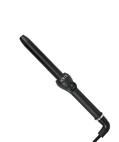 Soleil 25mm Ceramic Curling Iron - Black Hair Curler for Long & Short Hair - Perfect for Beach Waves, Loose Curls & Everyday Styling