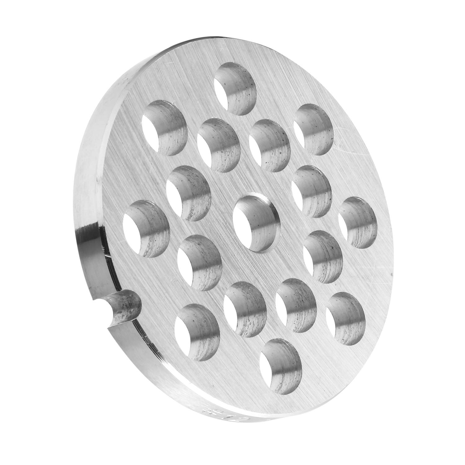 12-Piece Stainless Steel Meat Grinder Plates & Blades Set - Compatible with FGA, Hobart, LEM, Cabela's, Weston & MTN Grinders - Heavy Duty Cutting Discs for Professional & Home Kitchen Use