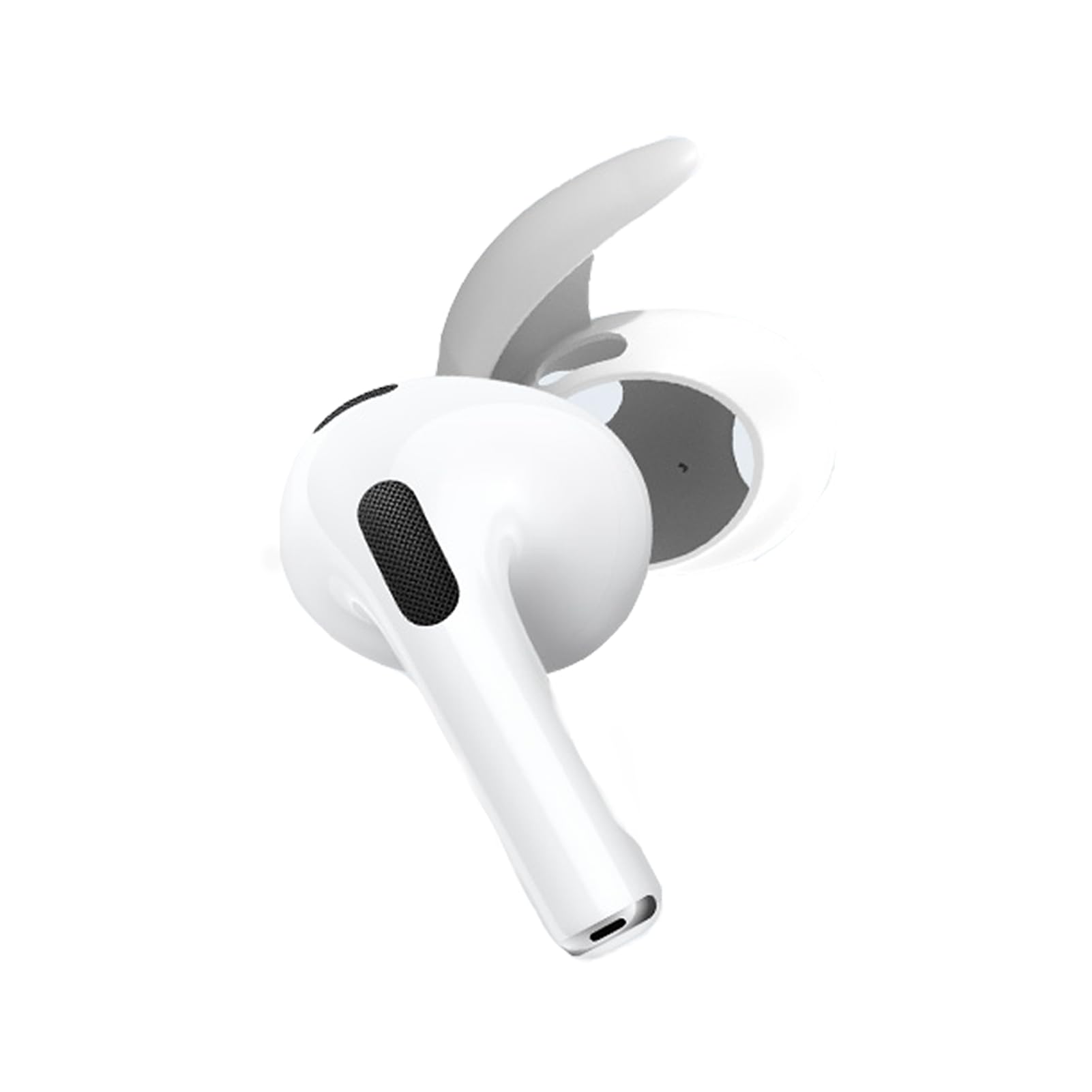 Left AirPod Pro 1 Replacement - Noise Cancelling A2084 with Ear Hooks for Workouts & Travel