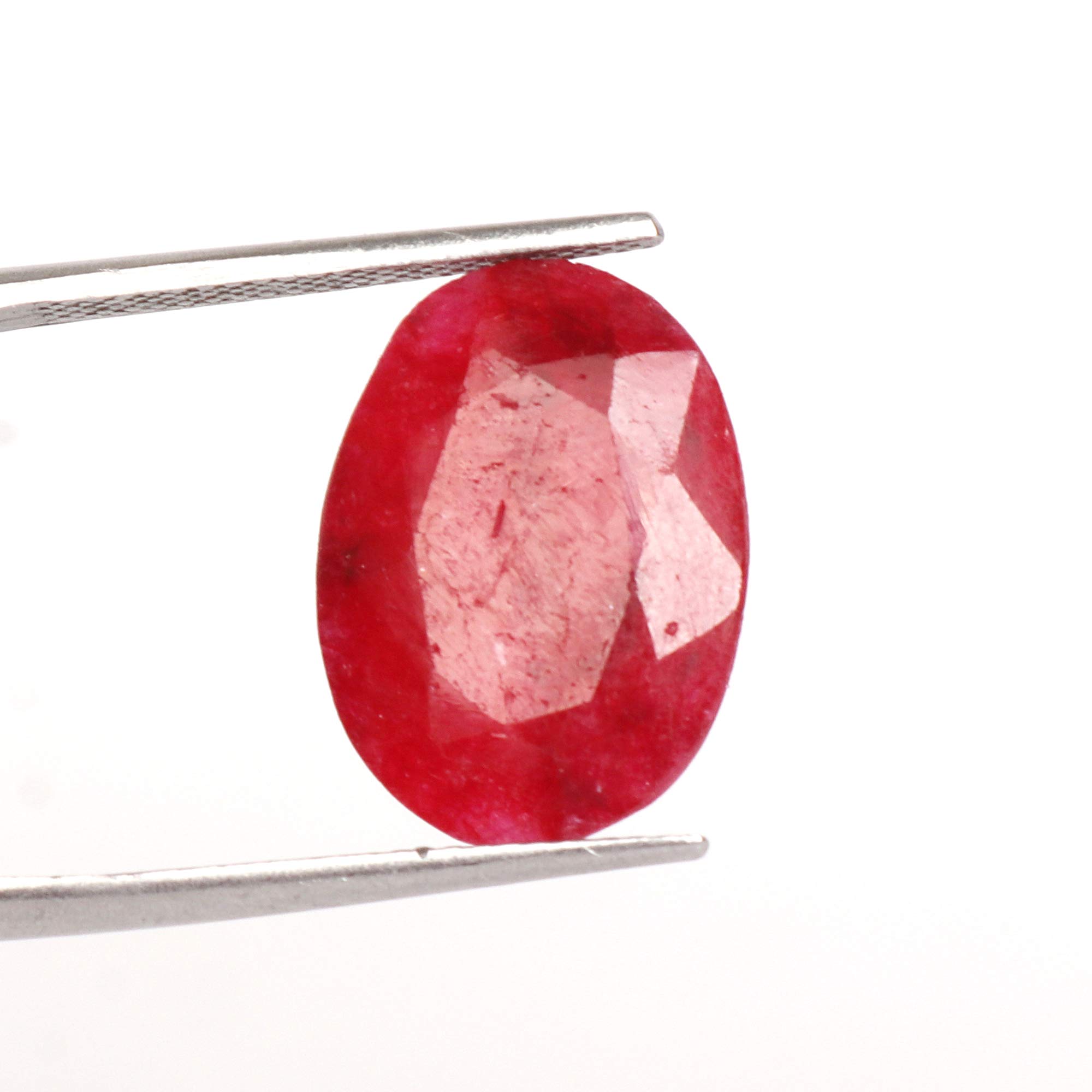 10.70 Ct Natural African Blood Red Ruby Gemstone - Oval Cut Certified Loose Ruby for Jewelry Making, Engagement Rings & Luxury Gifts