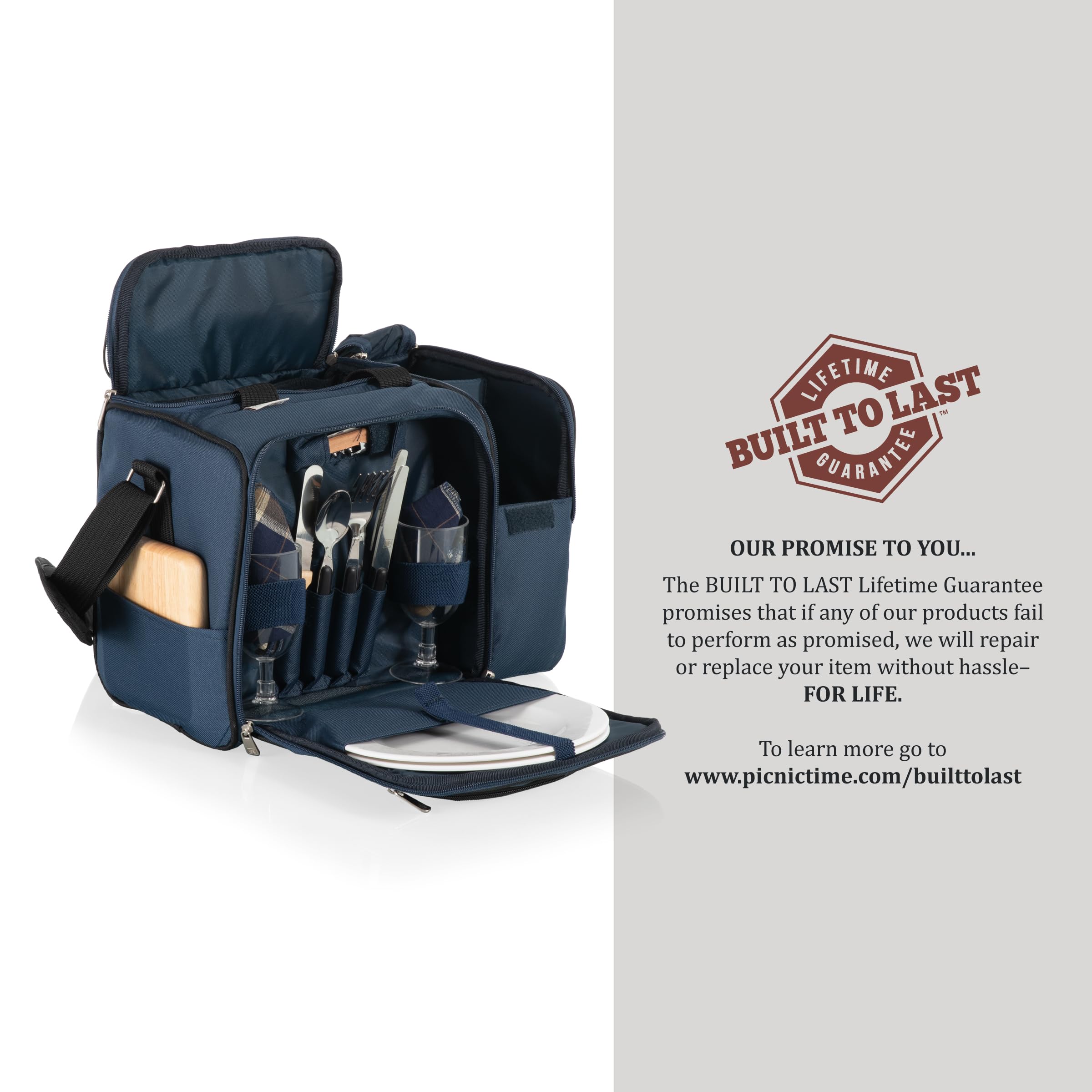 PICNIC TIME NFL Unisex-Adult Malibu Picnic Basket Cooler - Perfect for Tailgating, Beach Outings & Outdoor Sports Events | Portable Insulated Food Storage for Football Fans
