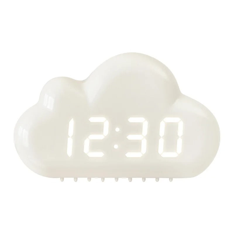 Kawaii Cloud Shaped Alarm Clock - Cute & Soft Wake-Up Light with Snooze Function | Perfect for Kids Rooms, Bedrooms & Gift Giving
