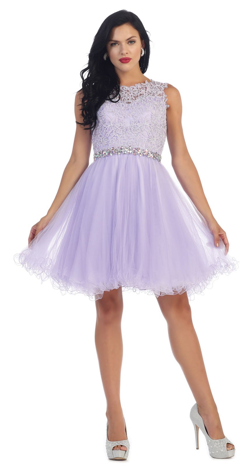 May Queen by Formal Dress Shops Inc FDS1280 Semi-Formal Homecoming Dress - Perfect for Prom, Dances & Special Occasions