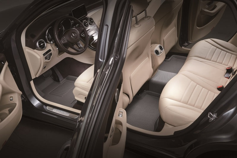 3D MAXpider Custom Fit All-Weather Floor Mats for 2022 Chevrolet Bolt EUV - Kagu Gray - Front & Rear Row Coverage - Durable & Easy to Clean - Perfect for Daily Commute, Road Trips & Family Adventures