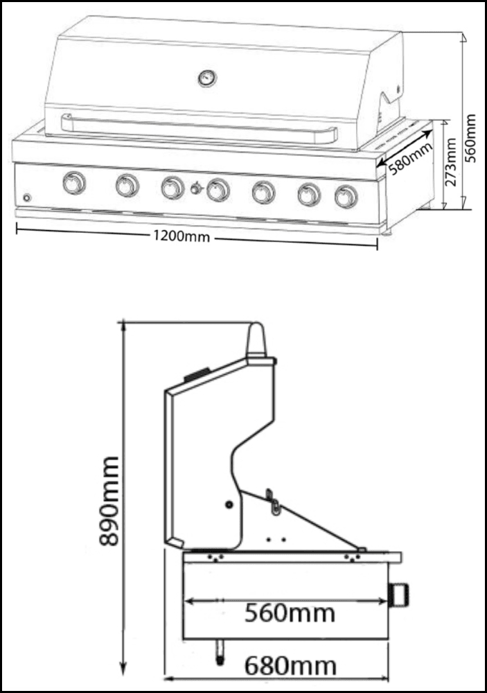 Euro Appliances EA02 Outdoor Cooking Package - Premium BBQ Grill Set for Backyard, Camping & Picnics - Special Order