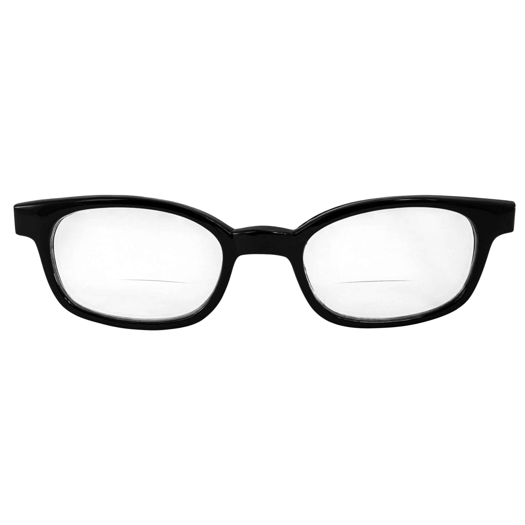 Pacific Coast Sunglasses X-Kd Readerz Clear Lens 1.75 Rectangular Reading Glasses - Black Frame, 55mm Lens Width, 60mm Temple Length - Perfect for Reading, Driving & Outdoor Activities