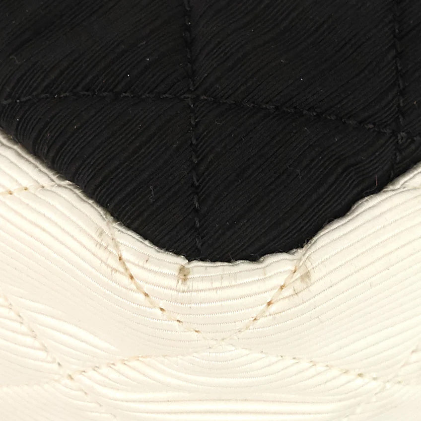 Chanel Reissue Small Black & Ivory Nylon Shoulder Bag for Women | Luxury Designer Crossbody Purse | Perfect for Evening Events, Date Nights & Fashion Outings