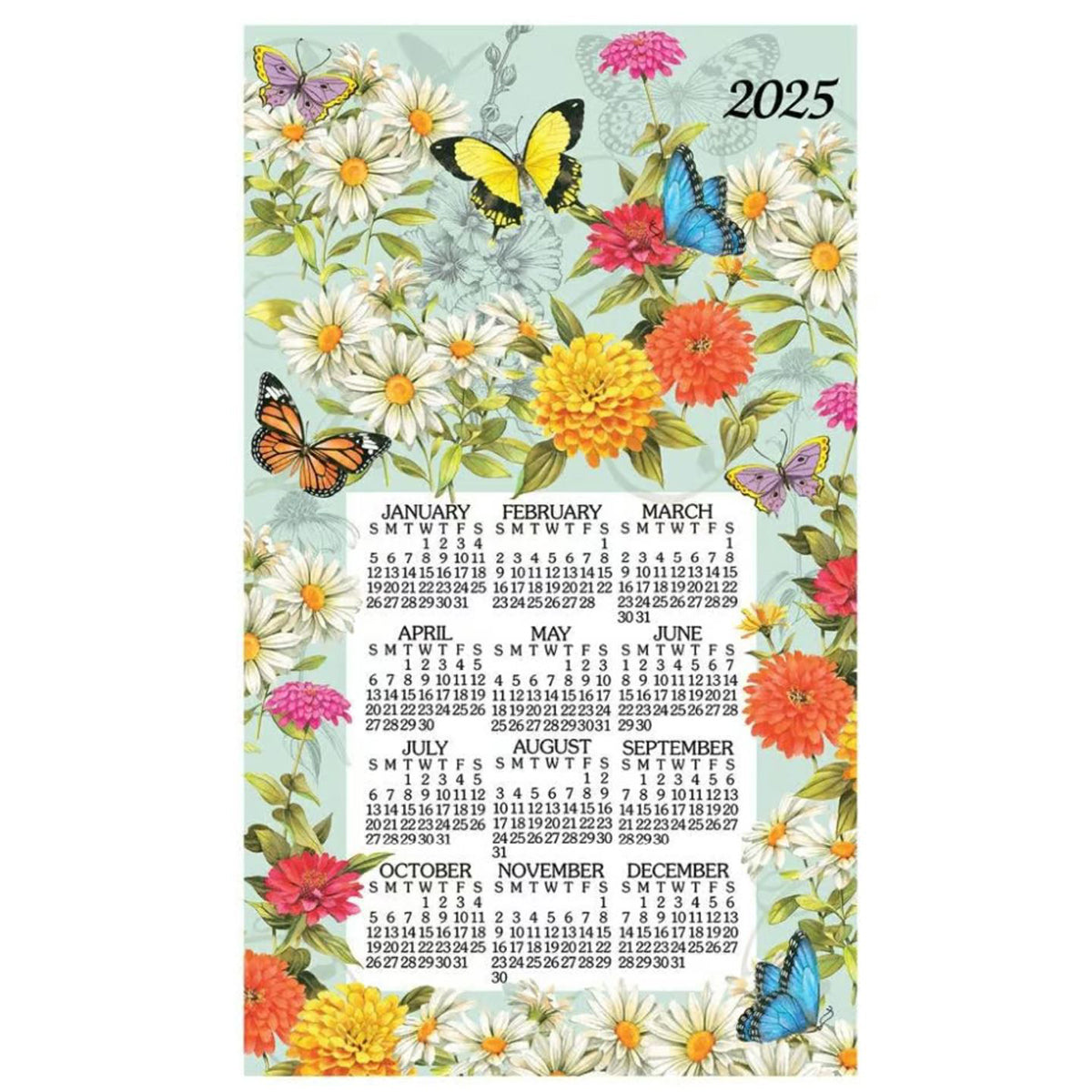 2025 Calendar Towels - Premium Cotton Bath & Kitchen Towels with Yearly Planner - Perfect for Home, Office, and Gifts