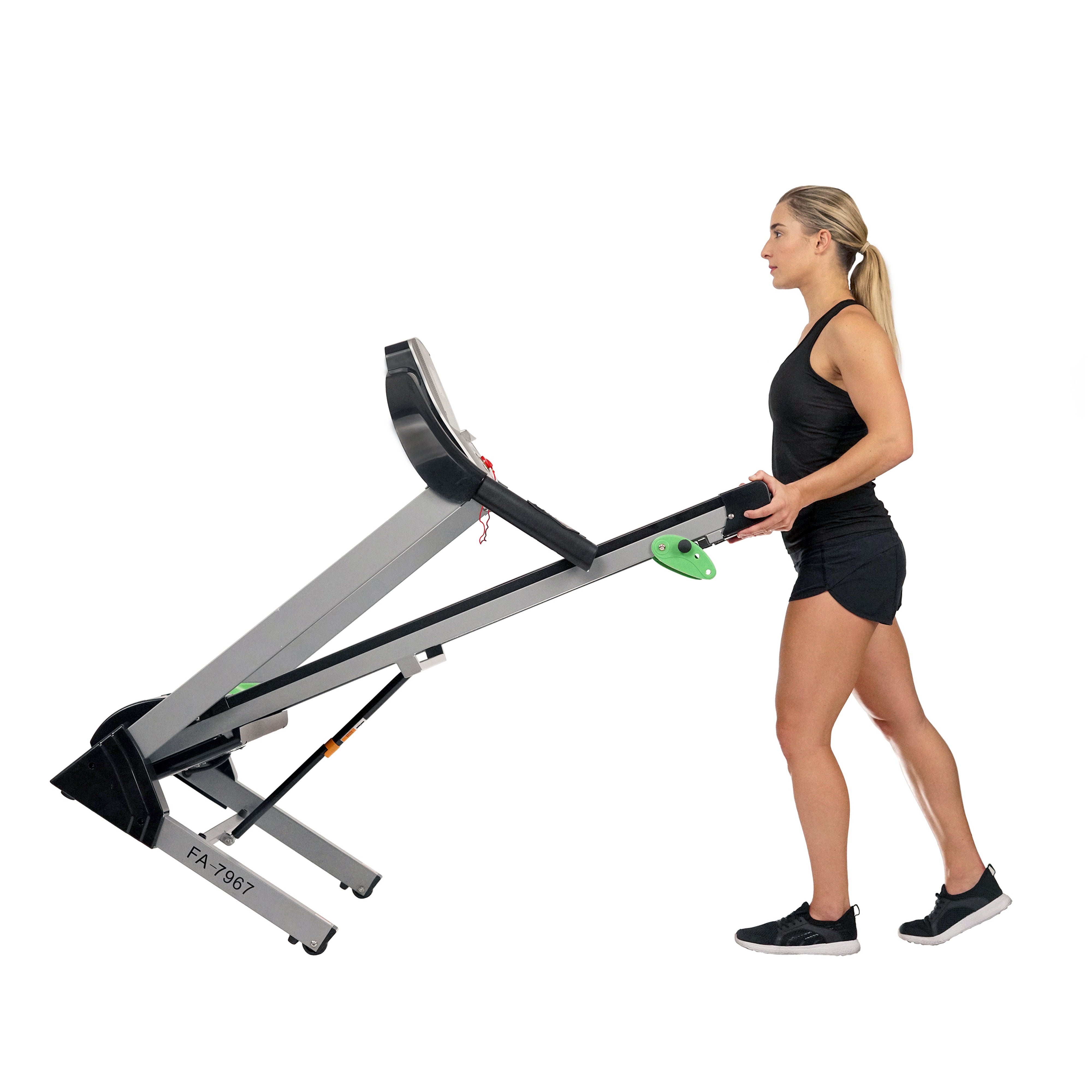 Fitness Avenue Manual Incline Treadmill with Bluetooth & Speakers - Compact Home Gym Equipment for Cardio Workouts