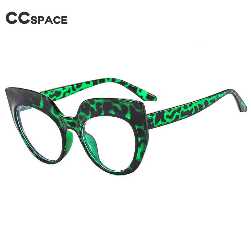 CCspace Women's Full Rim Cat Eye Eyeglasses Frame TR90 Lightweight & Durable - Stylish Reading Glasses for Work, Office & Everyday Wear