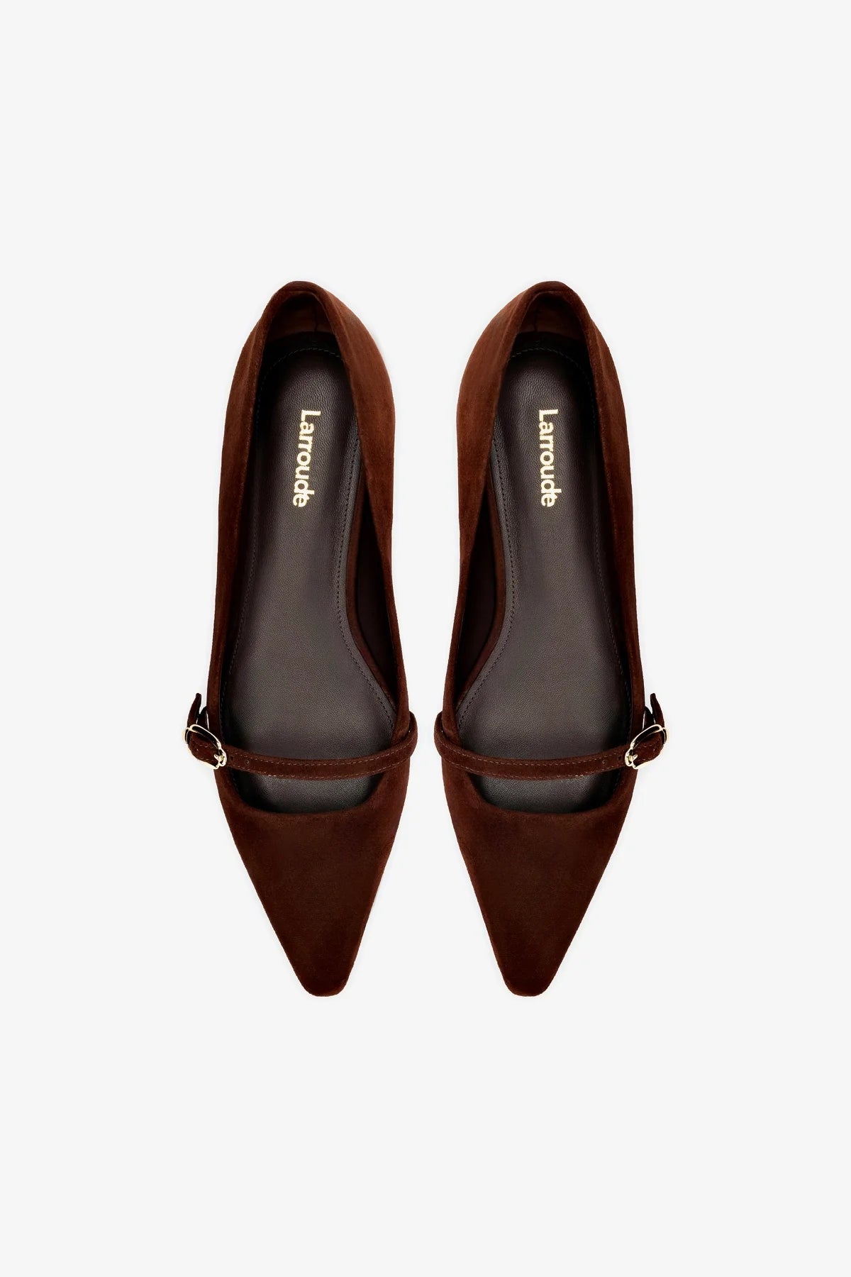 Brown Suede Irene Flat Shoes for Women - Comfortable & Stylish Loafers for Casual Wear, Office, and Travel