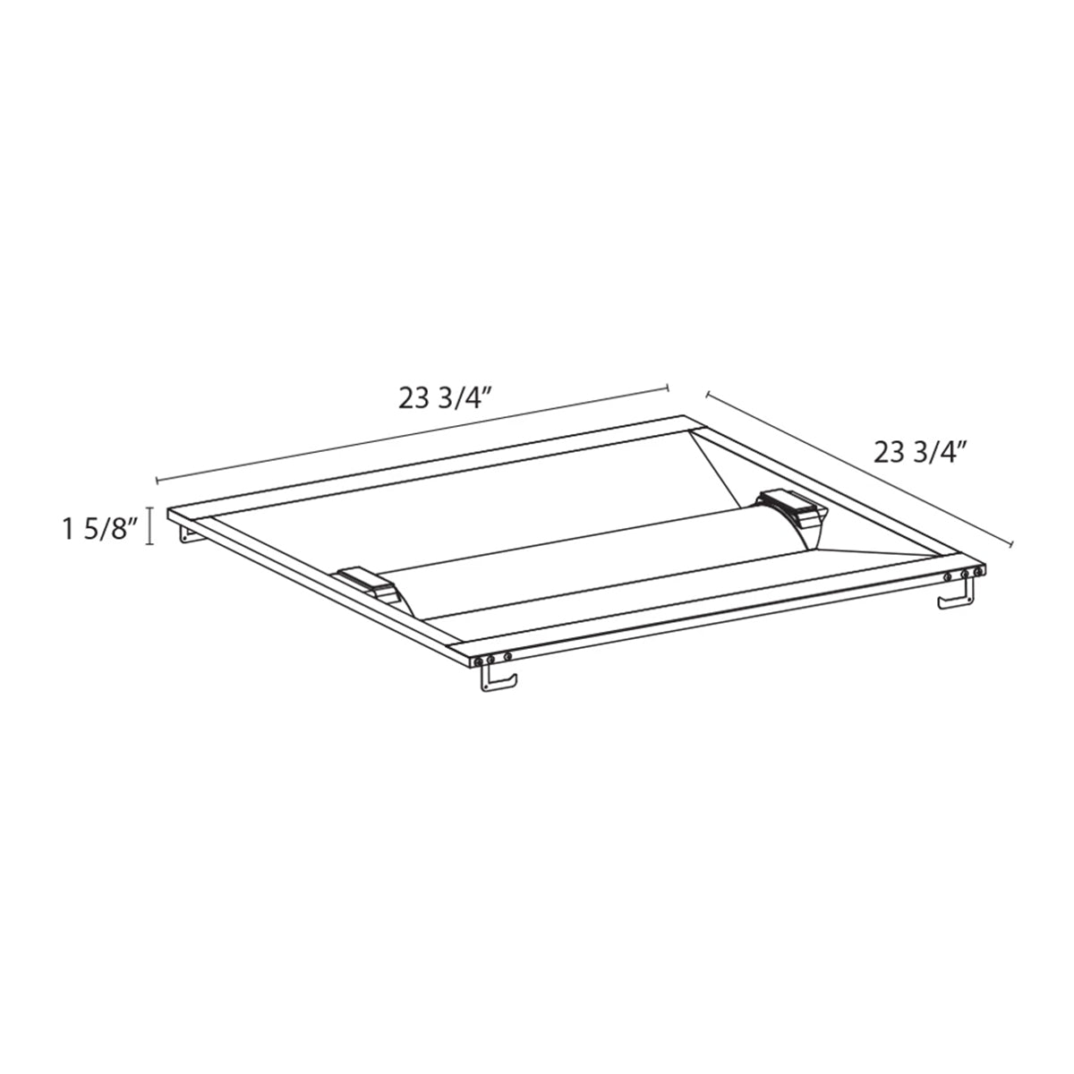 2x2 LED Troffer Light - 3700 Lumens, 30W, 3500K/4000K/5000K Color Temperature - Energy Efficient Office Lighting for Drop Ceiling Tiles - Perfect for Commercial Spaces, Schools and Hospitals