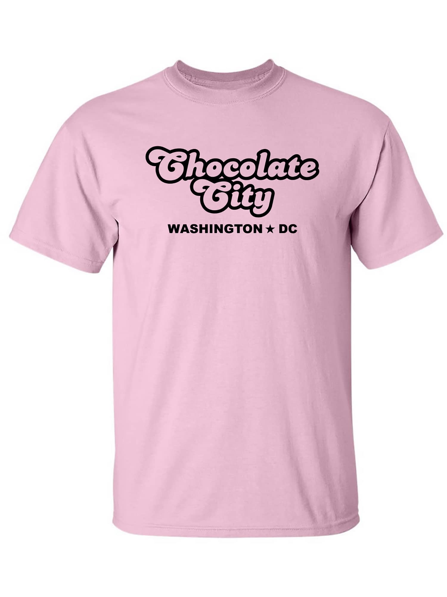 Washington DC Chocolate City Adult Short Sleeve T-Shirt - Casual Wear for Travel & City Pride