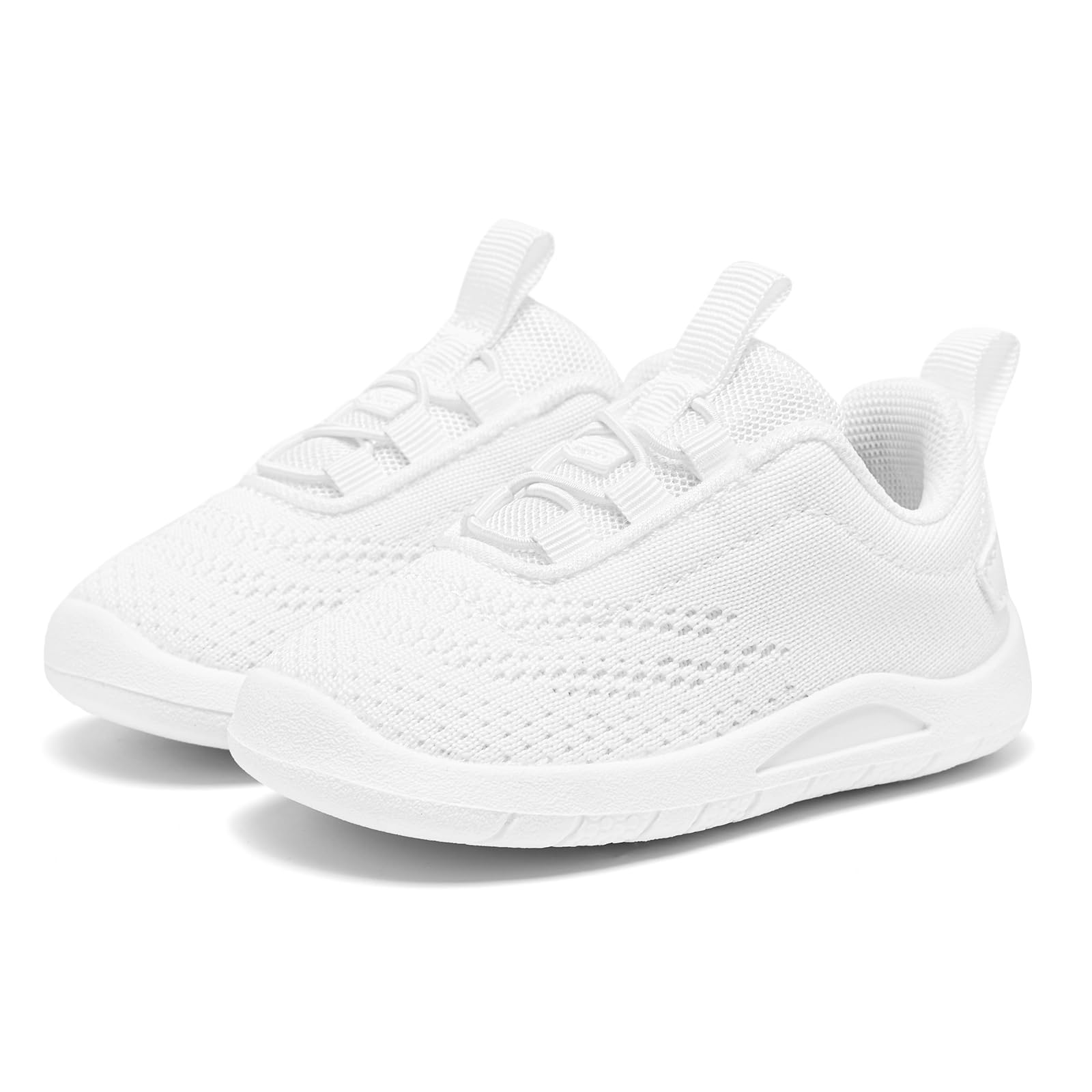MORENDL Toddler Slip-On Sneakers - Non-Slip Breathable Baby Walking Shoes for Boys & Girls - Lightweight Infant Running Shoes for Playground, Park & Daily Activities