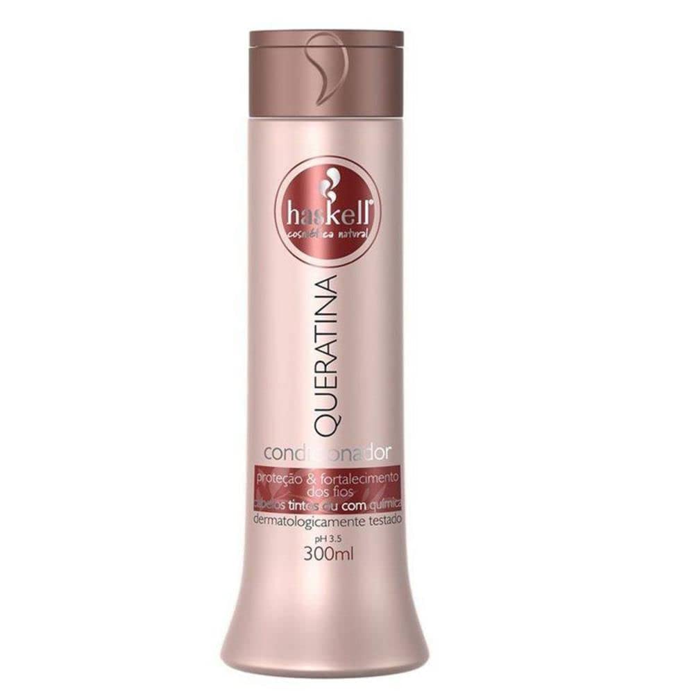 Haskell Keratin Collection Conditioner 300ml (10.14 Fl Oz) - Deep Hydration & Repair for Damaged Hair - Salon-Quality Hair Care for Smooth, Shiny & Frizz-Free Locks - Perfect for Daily Use & Post-Color Treatment