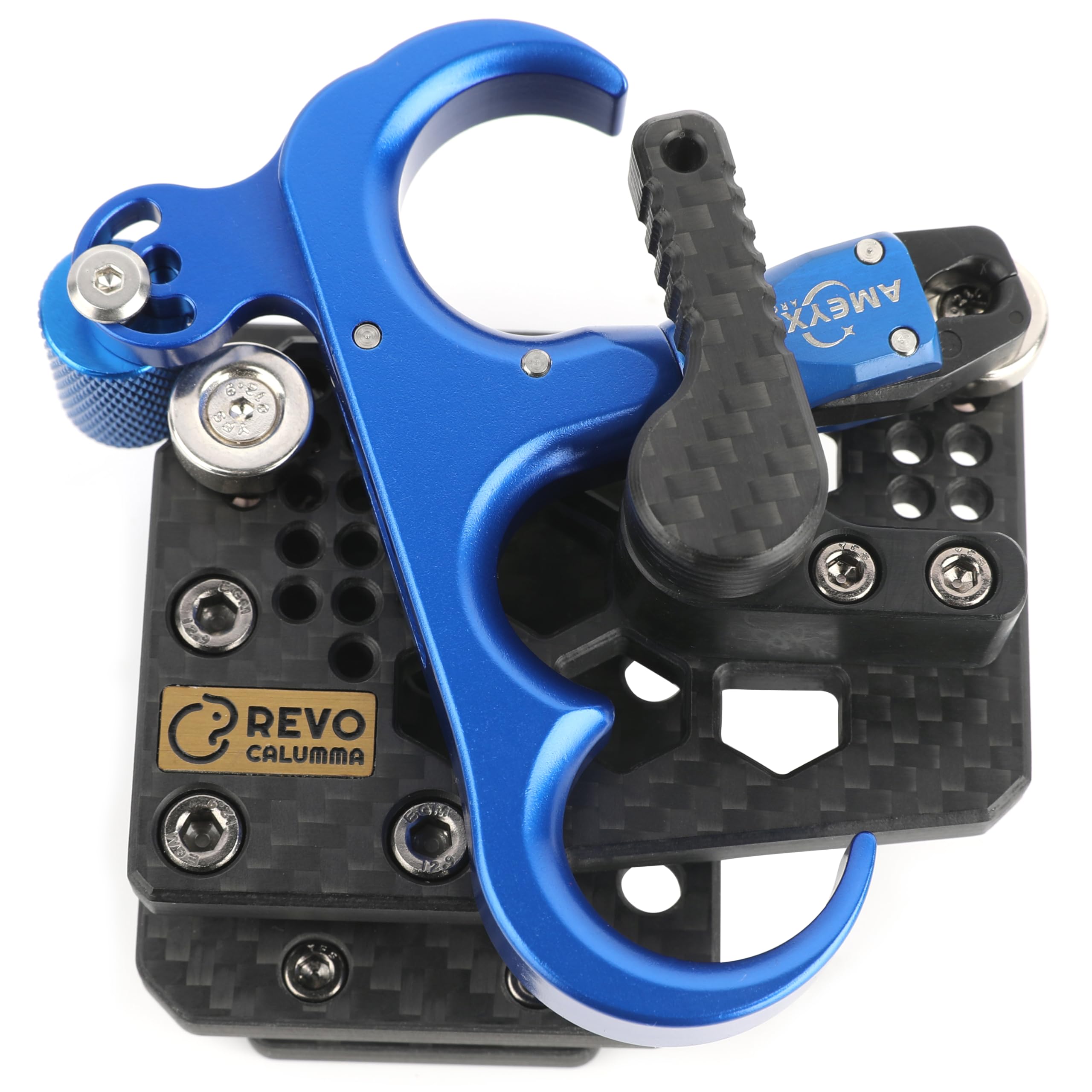 AMEYXGS Carbon Fiber Bow Release Hanging System - Quick Holder Release Jigs for Archery Accessories | Perfect for Target Practice, Hunting & Bow Maintenance