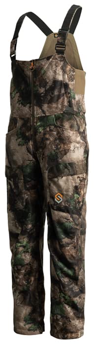 ScentLok Forefront Midweight Odor Reducing Water Repellent Camo Hunting Bibs for Men - Breathable Hunting Pants for Deer, Turkey & Outdoor Adventures