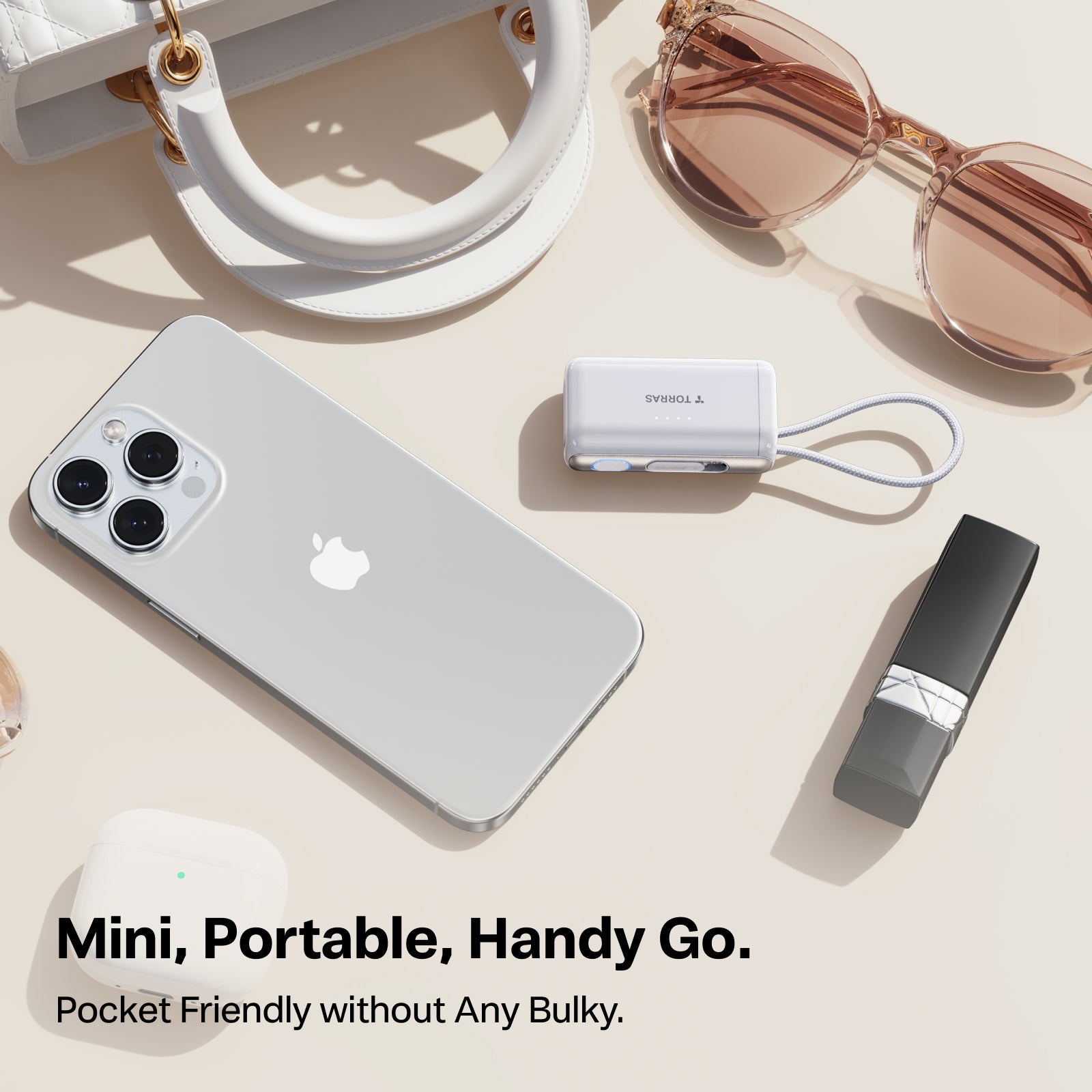 PocketVolt 10000mAh Portable Charger Power Bank - Ultra-Compact & Fast Charging for iPhone, Android, Samsung - Perfect for Travel, Camping & Emergency Backup