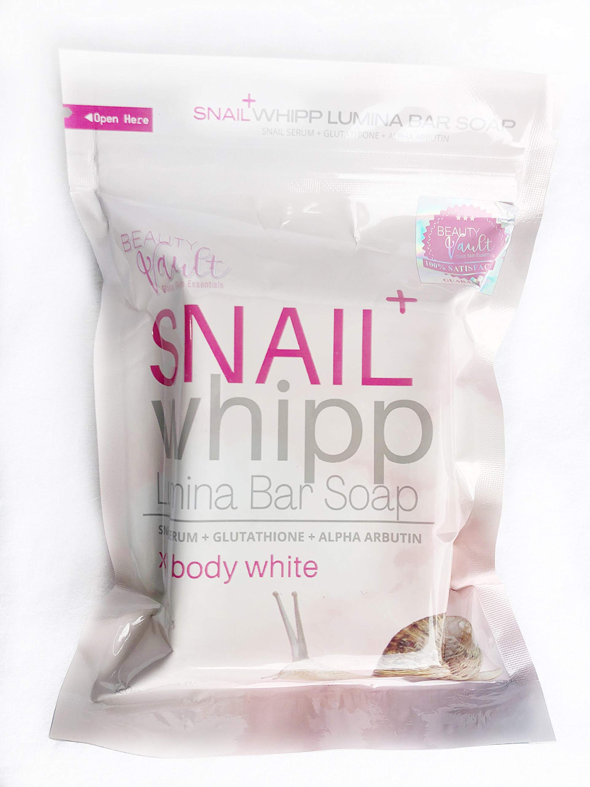 Snail Lumina Bar Soap with Serum 120g - Brightening & Hydrating for Face & Body