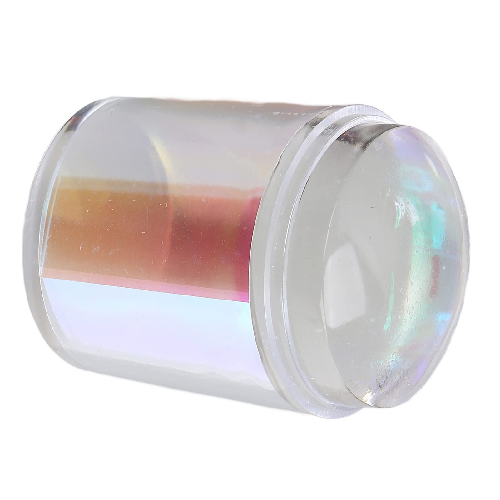 Clear Nail Stamper for Nail Art - Portable, Wear-Resistant & Stable Nail Stamp Tool for Professional Salon & Home DIY Manicure - Perfect for French Tips, Floral Designs & Creative Nail Art