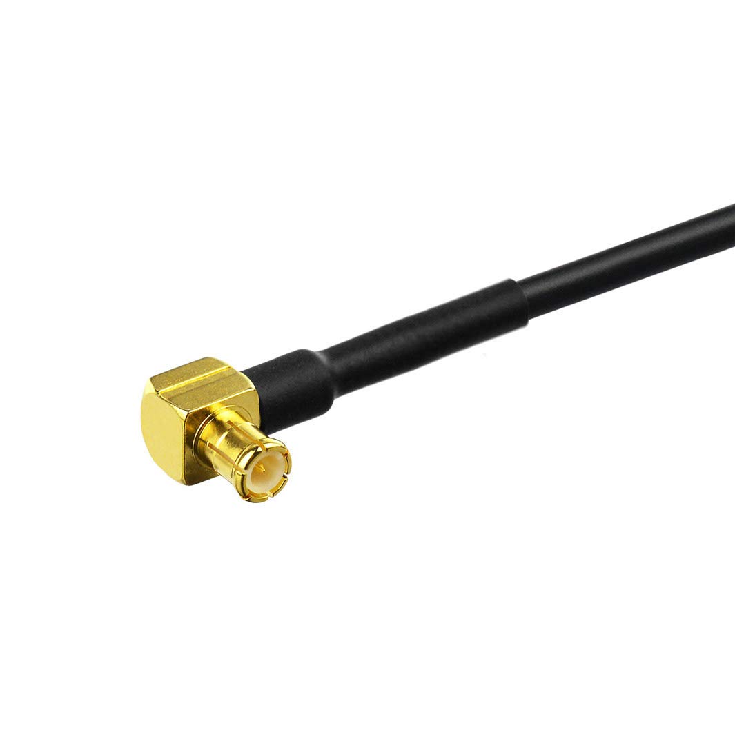 Bingfu Universal Car Antenna with MCX Connector & Magnetic Base - Compatible with Vehicle, Truck, SUV, RV, Marine Boat - Car Stereo Antenna for Radio Head Unit, CD Media Receiver Player - Perfect for Road Trips & Off-Road Adventures