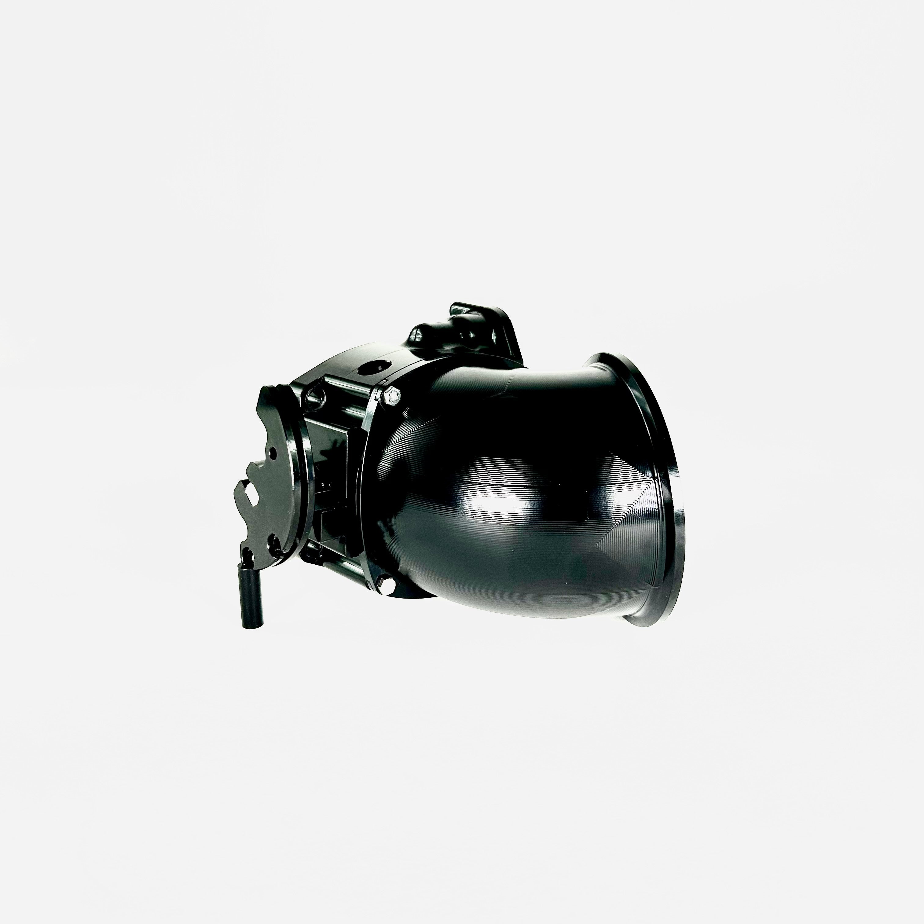 ICON 92/95mm High Performance Cable Drive Throttle Body (Black) - Interchangeable Connection for Ford Mustang, Chevy Camaro - Perfect for Racing & Engine Upgrades