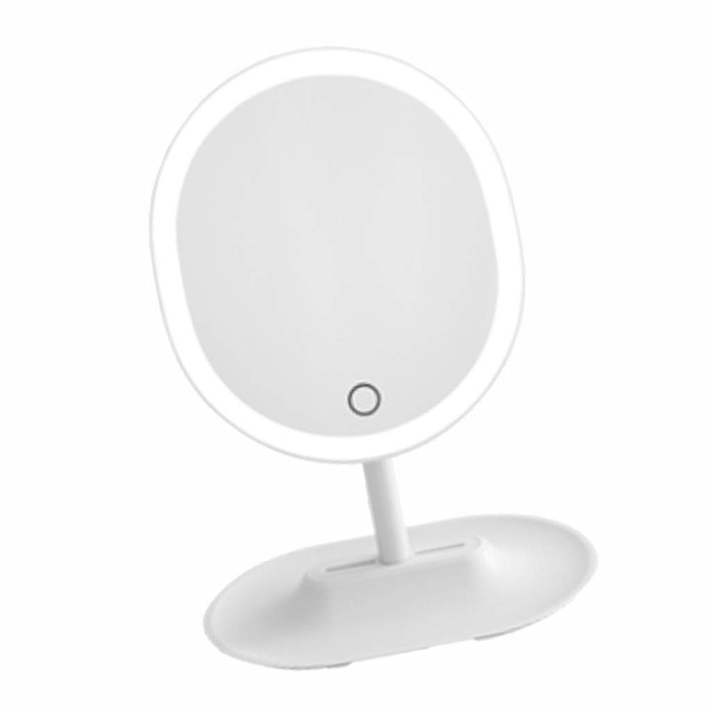 LED Makeup Mirror with Light - Touch Screen Vanity Mirror with Adjustable Brightness for Professional Makeup, Skincare, and Grooming at Home or Salon