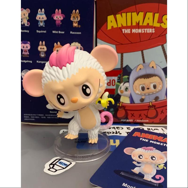 Labubu The Monsters Animals Series Monkey - Cute Collectible Vinyl Figure for Home Decor, Office Display & Gift Giving | Perfect for Anime Fans, Toy Collectors & Kawaii Lovers