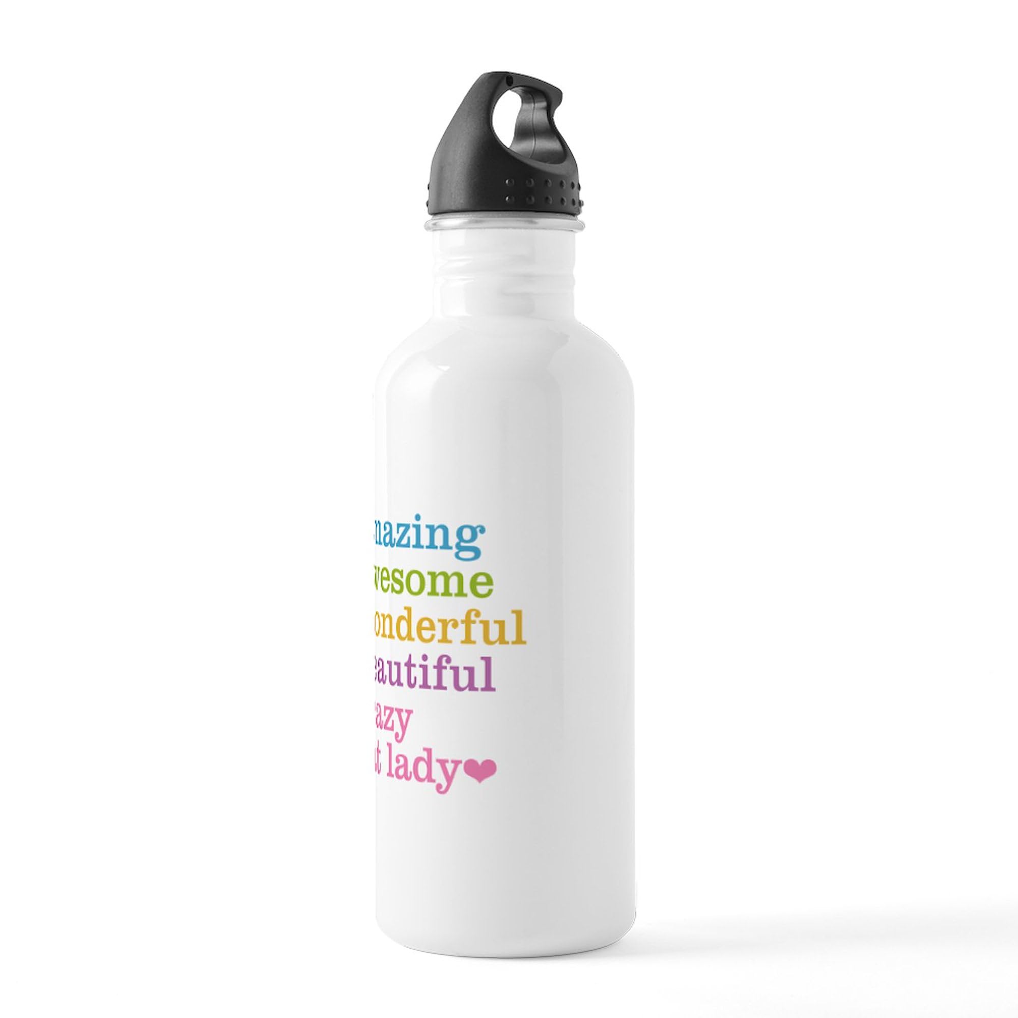 Crazy Cat Lady Stainless Steel Water Bottle 1.0L (34 oz) - Insulated Double Wall Vacuum Flask for Hot & Cold Drinks - Perfect for Gym, Hiking, Office & Cat Lovers Gift