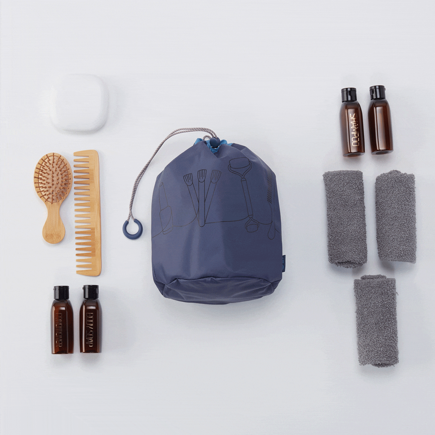 QUICK DRAW Pack Sack Large - Waterproof Recycled Nylon Backpack for Hiking, Travel & Outdoor Adventures | Lightweight & Durable CaRefiber Material | Perfect for Camping, Commuting & Daily Use