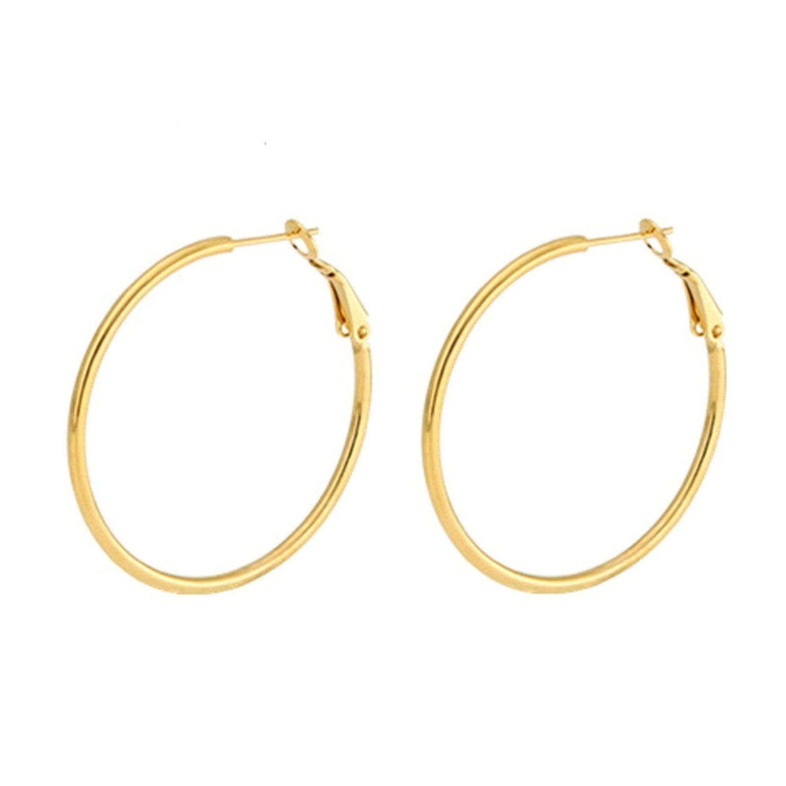 Hypoallergenic Stainless Steel Hoop Earrings for Women & Girls - Round Circle Medical Grade Earrings for Sensitive Ears | Everyday Wear, Gift, Party & Special Occasions