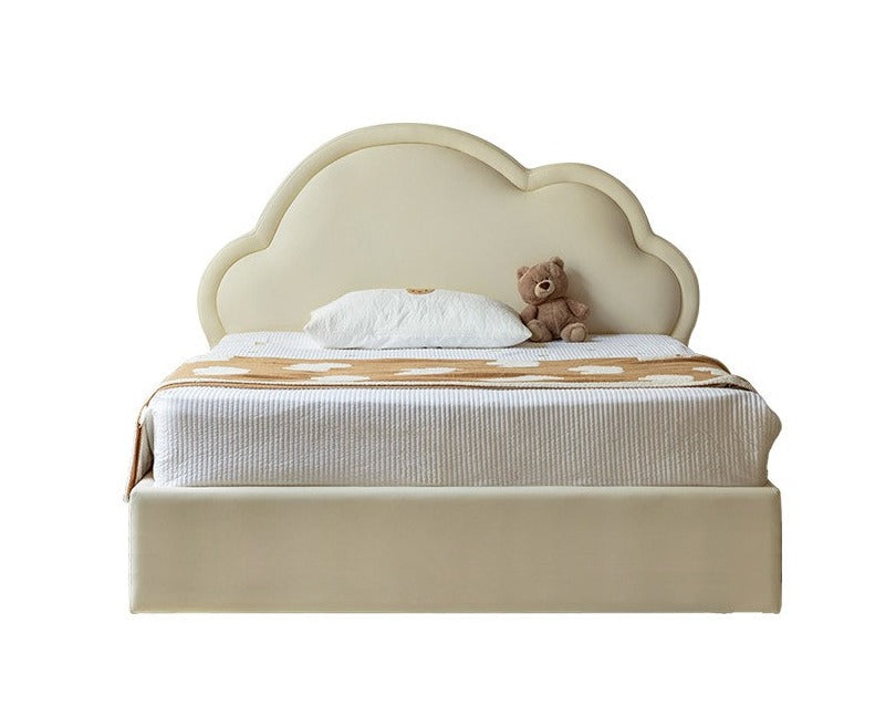Organic Leather Kids Bed – Premium Handmade Toddler Bed for Safe & Comfortable Sleep – Perfect for Nursery, Bedroom & Daycare