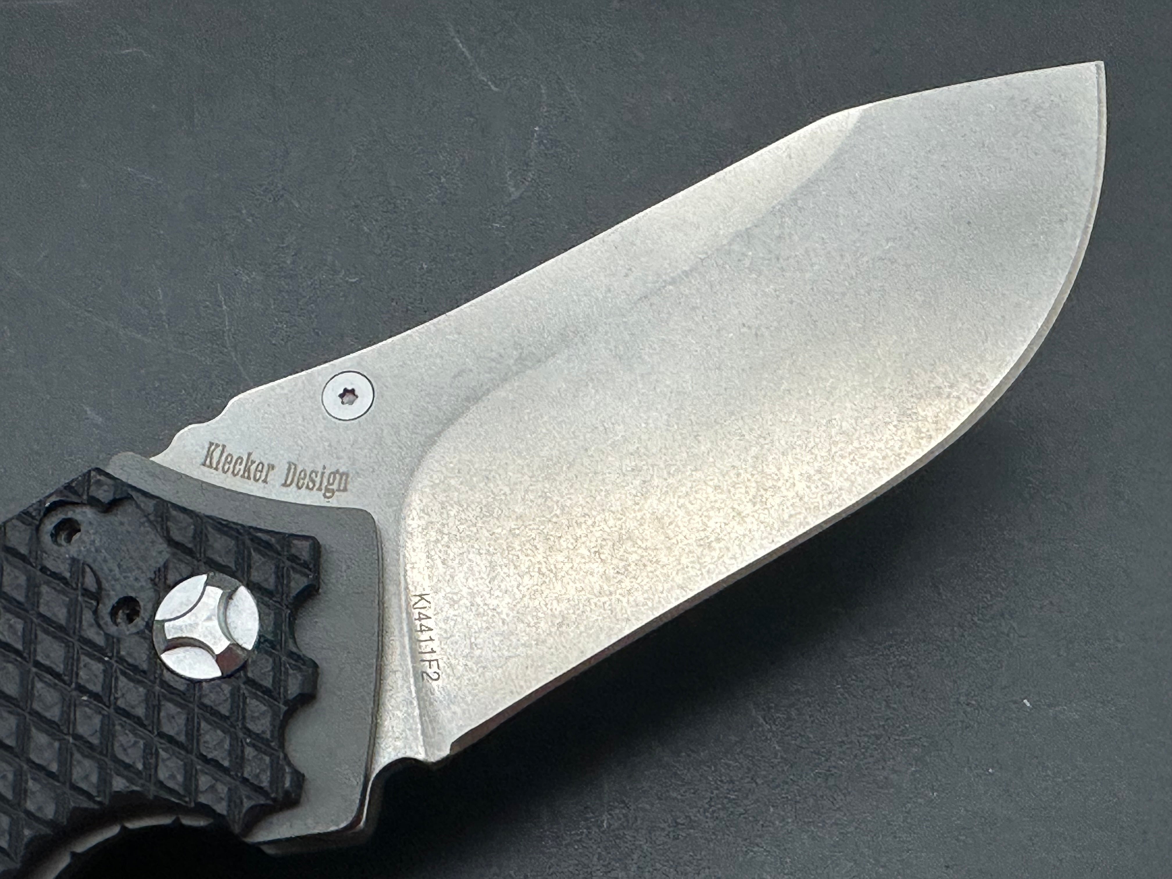 Kizer Ki4411F2 Folding Pocket Knife - Black G10 Handle & S35VN Steel Blade - EDC, Camping, Hiking, Survival Gear
