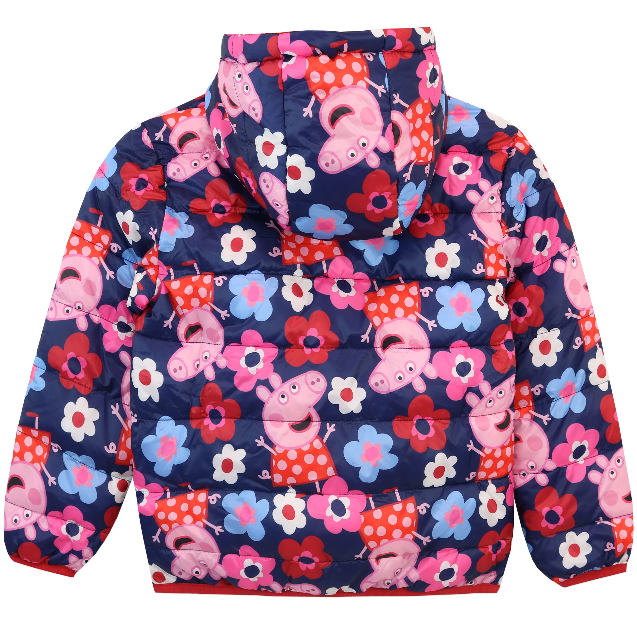 Peppa Pig Girls Winter Coat - Waterproof & Warm Outerwear for Kids - Perfect for School, Playdates & Outdoor Adventures
