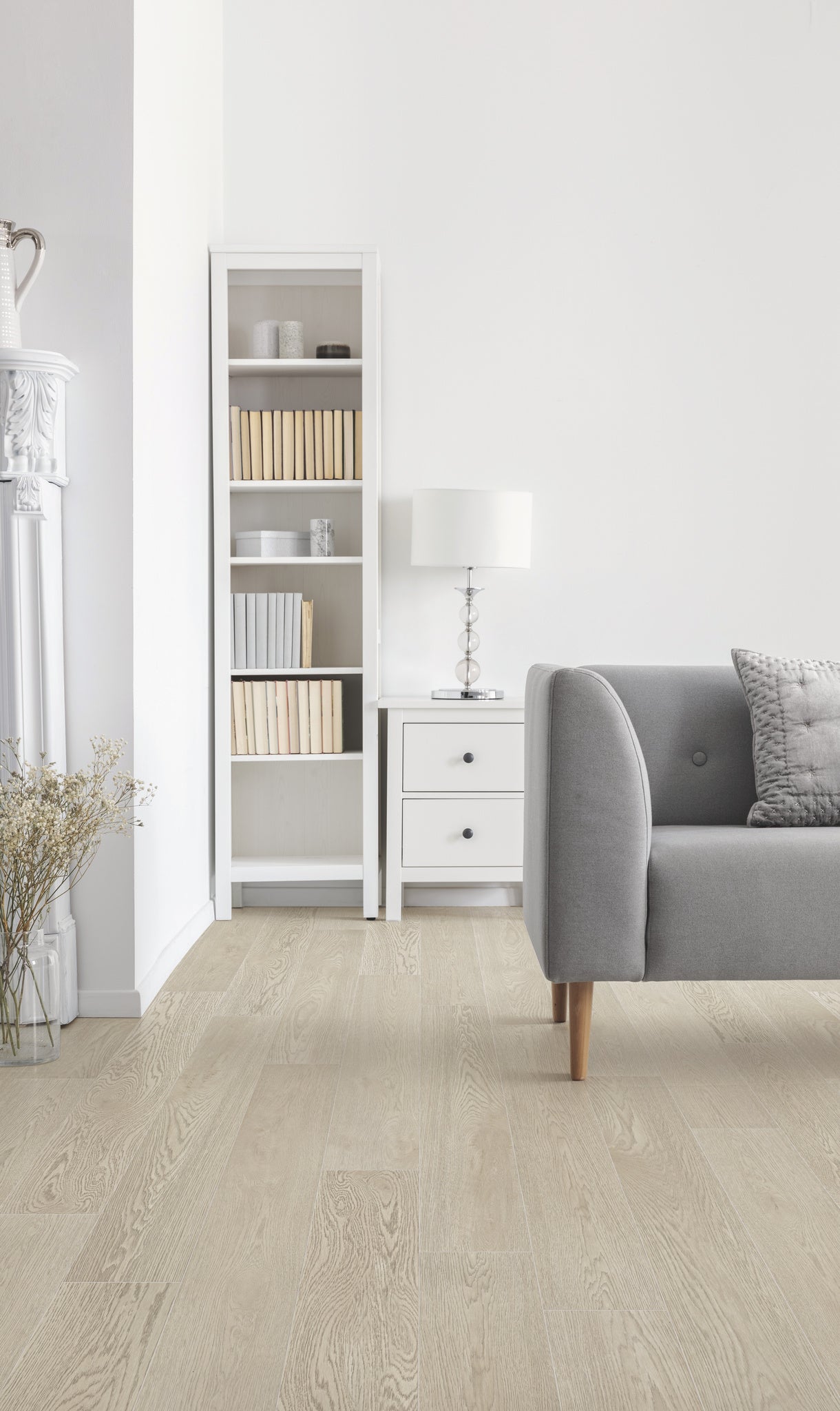 Coretec Scratch-Resistant Luxury Vinyl Plank Flooring - Charter Oak 7